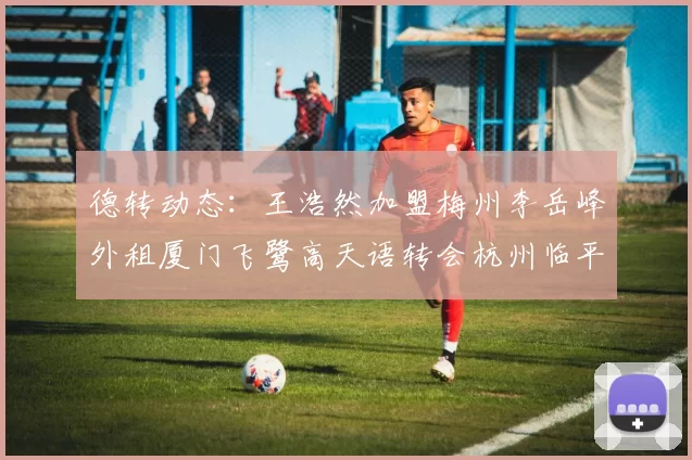 德转动态：王浩然加盟梅州李岳峰外租厦门飞鹭高天语转会杭州临平吴越